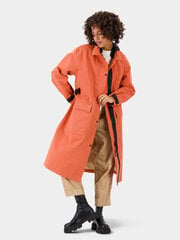 Женское пальто Didriksons весна-осень MIRA, кораллово-красный цвет цена и информация | Женские пальто | 220.lv