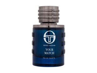 Tualetes ūdens Sergio Tacchini Your Match, 100 ml cena un informācija | Vīriešu smaržas | 220.lv