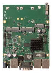 MikroTik RBM33G | Maršrutētājs | 3x RJ45 1000Mb/s, 2x miniPCI-e, 1x USB, 1x microSD, 1x M.2 цена и информация | Маршрутизаторы (роутеры) | 220.lv