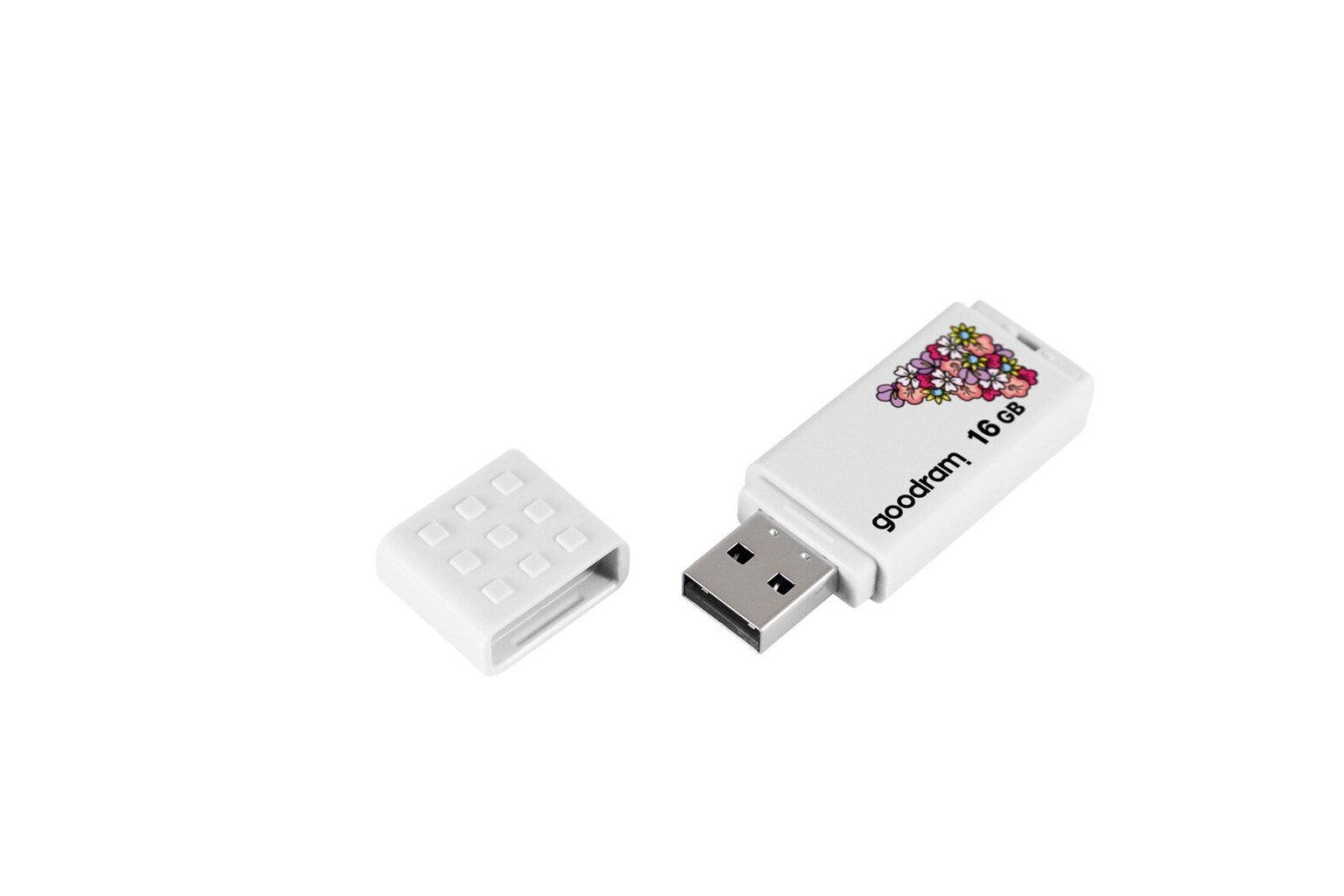 Goodram USB 2.0 UME2 USB zibatmiņas disks 16 GB USB Type-A Balts, dzeltens cena un informācija | USB Atmiņas kartes | 220.lv