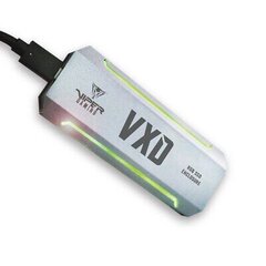 Корпус Patriot Memory VXD SSD серебристый M.2 цена и информация | Чехлы для жёстких дисков | 220.lv