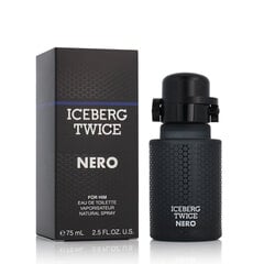 Tualetes ūdens Iceberg EDT Twice Nero For Him vīriešiem (75 ml) cena un informācija | Vīriešu smaržas | 220.lv