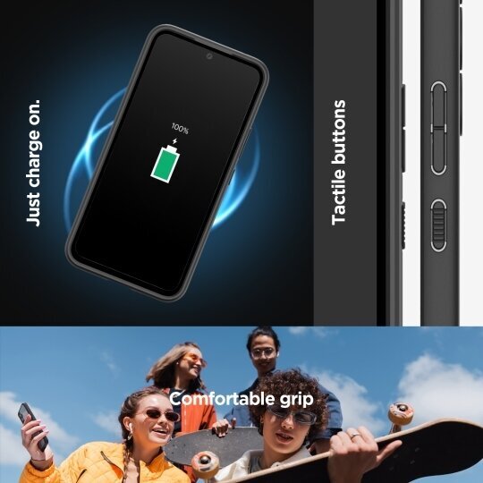 Telefona vāciņš SPIGEN Ultra Hybrid ACS05887 priekš Samsung Galaxy A54 5G, Melns cena un informācija | Telefonu vāciņi, maciņi | 220.lv