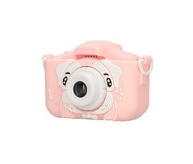 Детская камера Extralink H28 Single Pink | Камера | 1080P 30 кадров в секунду, экран 2,0 дюйма цена и информация | Цифровые фотоаппараты | 220.lv