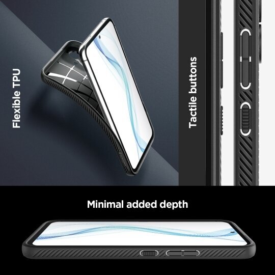 Telefona vāciņš SPIGEN Liquid Air ACS05885 priekš Samsung Galaxy A54 5G, Melns цена и информация | Telefonu vāciņi, maciņi | 220.lv