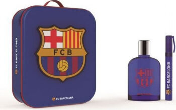 Fc Barcelona Eau De Toilette Spray Komplekts, 3 gab. cena un informācija | Vīriešu smaržas | 220.lv