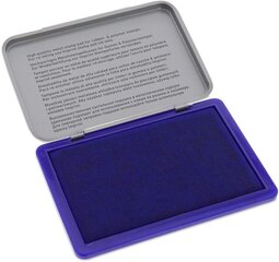 Отпечаток 9072M Плотовой подушка синий - металл, размер 11 x 7 см. цена и информация | Канцелярия | 220.lv