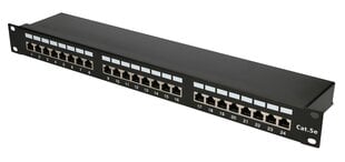 Extralink CAT5E STP V2 | Patchpanel | 24 ports цена и информация | Аксессуары для корпусов | 220.lv