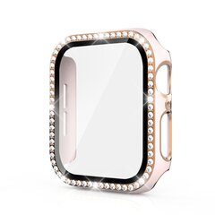Case for Apple Watch 45mm Diamond pink-gold цена и информация | Аксессуары для смарт-часов и браслетов | 220.lv
