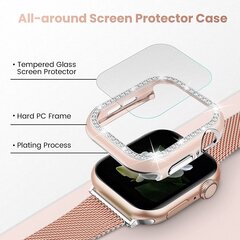 Case for Apple Watch 45mm Diamond white-silver цена и информация | Аксессуары для смарт-часов и браслетов | 220.lv