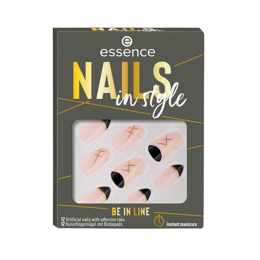 Mākslīgie nagi Essence Nails In Style Be in line cena un informācija | Nagu kopšanas piederumi | 220.lv