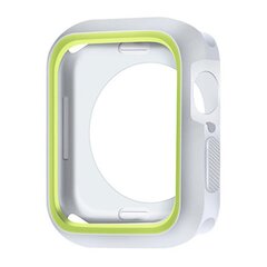 Case for Apple Watch 45mm Silicone grey-green цена и информация | Аксессуары для смарт-часов и браслетов | 220.lv