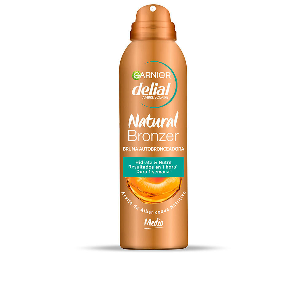 Pašiedeguma aerosols Garnier Natural Bronzer Self-tanning Mist medium, 150 ml cena un informācija | Paštonējošie līdzekļi | 220.lv