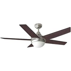 Griestu ventilators ar gaismas EDM Melns 60 W cena un informācija | Griestu lampas-ventilatori | 220.lv