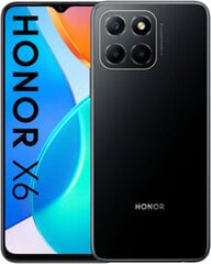 Honor X6, 64 GB, Dual SIM Black cena un informācija | Mobilie telefoni | 220.lv