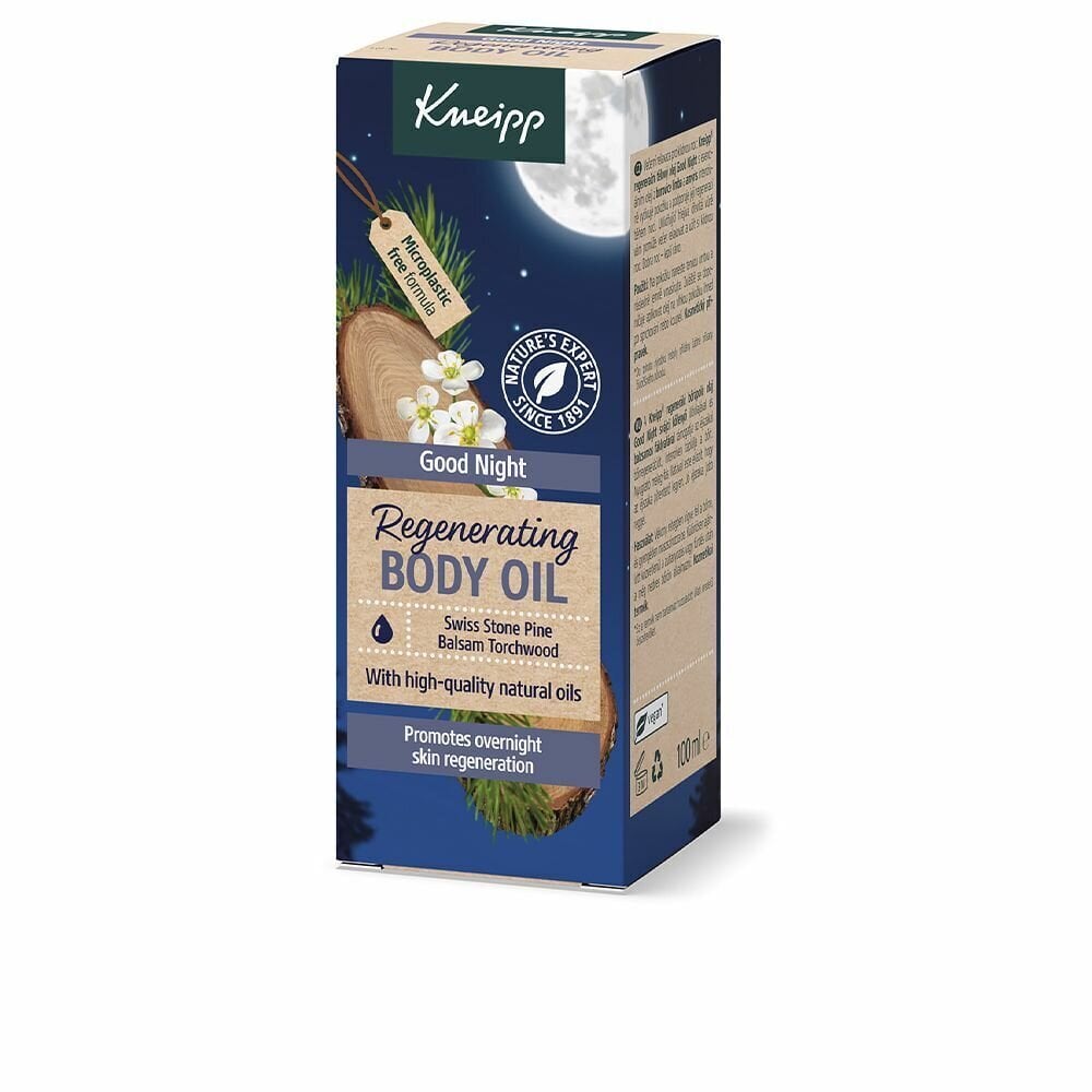 Atjaunojoša ķermeņa eļļa Kneipp Good Night (100 ml) cena un informācija | Ķermeņa krēmi, losjoni | 220.lv