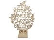 Cirsts koks uz statīva ar ģimenei svarīgiem vārdiem latviešu valodā цена и информация | Citas oriģinālas dāvanas | 220.lv
