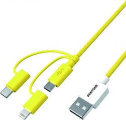 USB-кабель Celly PT-USB003Y1 цена и информация | Кабели для телефонов | 220.lv