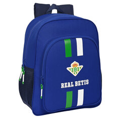 Skolas soma Real Betis Balompié Zils (32 x 38 x 12 cm) cena un informācija | Skolas somas | 220.lv