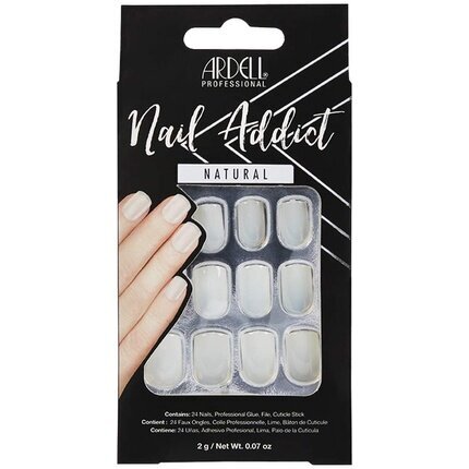 Mākslīgie nagi Ardell Nail Addict Dabisks Kvadrāta (24 gb.) цена и информация | Nagu kopšanas piederumi | 220.lv