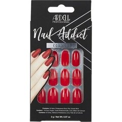 Искусственные ногти Ardell Nail Addict Cherry Red, 24 шт цена и информация | Средства для маникюра и педикюра | 220.lv