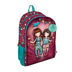 Школьный рюкзак Gorjuss Fireworks Тёмно Бордовый (31.5 x 44 x 22.5 cm) цена и информация | Школьные рюкзаки, спортивные сумки | 220.lv