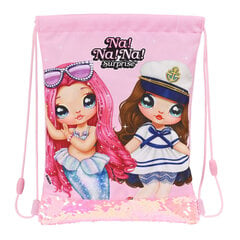 Детский рюкзак-мешок Na!Na!Na! Surprise Sparkles Розовый (26 x 34 x 1 cm) цена и информация | Школьные рюкзаки, спортивные сумки | 220.lv