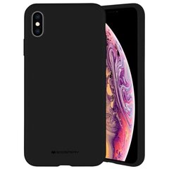 Mercury Silicone Samsung A21 A215 czarny|black cena un informācija | Telefonu vāciņi, maciņi | 220.lv