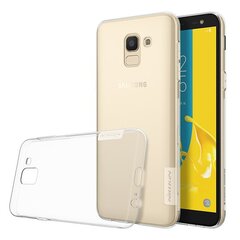 Nillkin Nature TPU Case for Samsung Galaxy J6 transparent cena un informācija | Telefonu vāciņi, maciņi | 220.lv