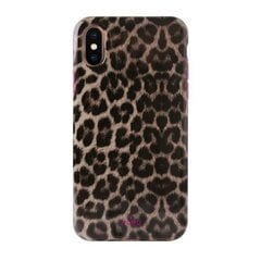 Puro Glam Leopard Cover iPhone Xs Max różowy|pink Limited Edition IPCX65LEO2PNK cena un informācija | Telefonu vāciņi, maciņi | 220.lv