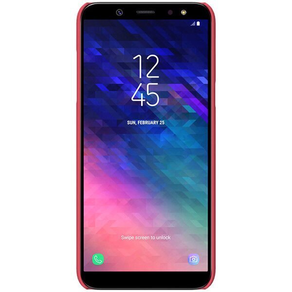 Futrālis Nillkin paredzēts Samsung Galaxy A6 Plus 2018, sarkans cena un informācija | Telefonu vāciņi, maciņi | 220.lv