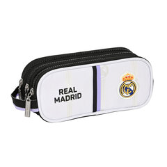 Trīsvietīgs futrālis Real Madrid C.F. (21 x 8.5 x 7 cm) cena un informācija | Kancelejas preces | 220.lv