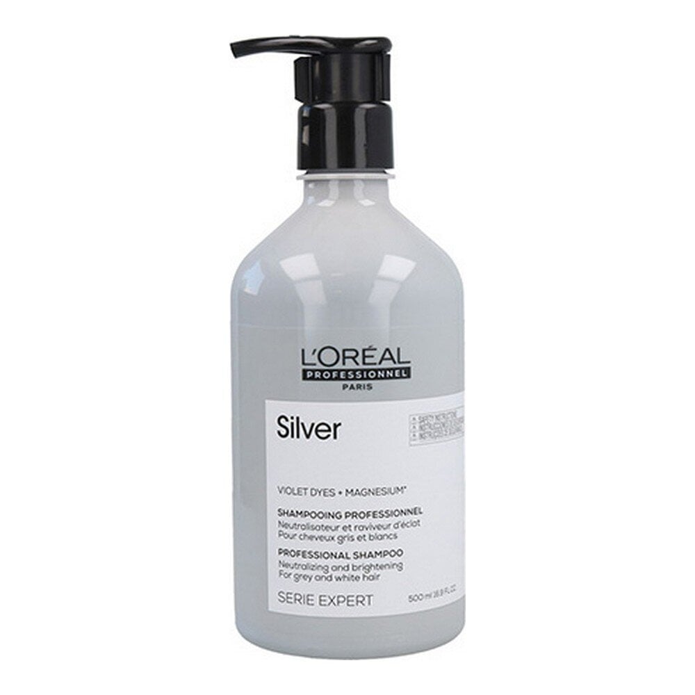 Krāsu Neitralizējošs Šampūns L'Oreal Professionnel Paris Silver (500 ml) cena un informācija | Šampūni | 220.lv