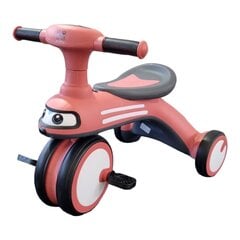 Детский трехколесный велосипед Bike, розовый цена и информация | Трехколесные велосипеды | 220.lv