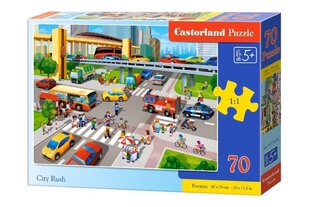 Пазл Castorland City Rush, 70 деталей цена и информация | Пазлы | 220.lv