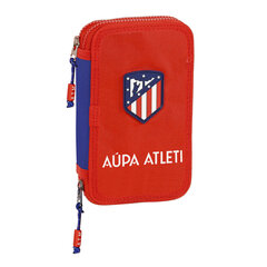 Двойной пенал Atlético Madrid Красный Тёмно Синий (28 pcs) цена и информация | Пеналы | 220.lv