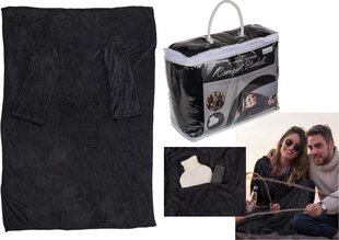 Одеяло с рукавами и карманами, 100% полиэстер, ок. 135 х 172 см, в сумке на молнии цена и информация | Одеяла | 220.lv