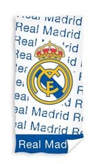 Vannas/pludmales dvielis "Real Madrid" 75x150 cm cena un informācija | Dvieļi | 220.lv