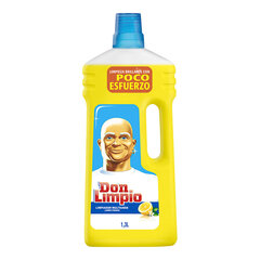 Средство для мытья полов Don Limpio Лимонный 1,3 L цена и информация | Чистящие средства | 220.lv