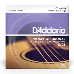 Струны для акустической гитары D'Addario EJ26 .011 цена и информация | D'Addario Музыкальные инструменты и принадлежности | 220.lv