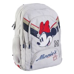 Школьный рюкзак Minnie Mouse Светло-серый (30 x 18 x 46 cm) цена и информация | Школьные рюкзаки, спортивные сумки | 220.lv