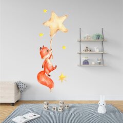 Bērnu interjera uzlīme Fox Cub with Stars цена и информация | Декоративные наклейки | 220.lv