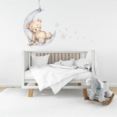 Детская интерьерная наклейка Плюшевый мишка на воздушном шаре цена и информация | Декоративные наклейки | 220.lv