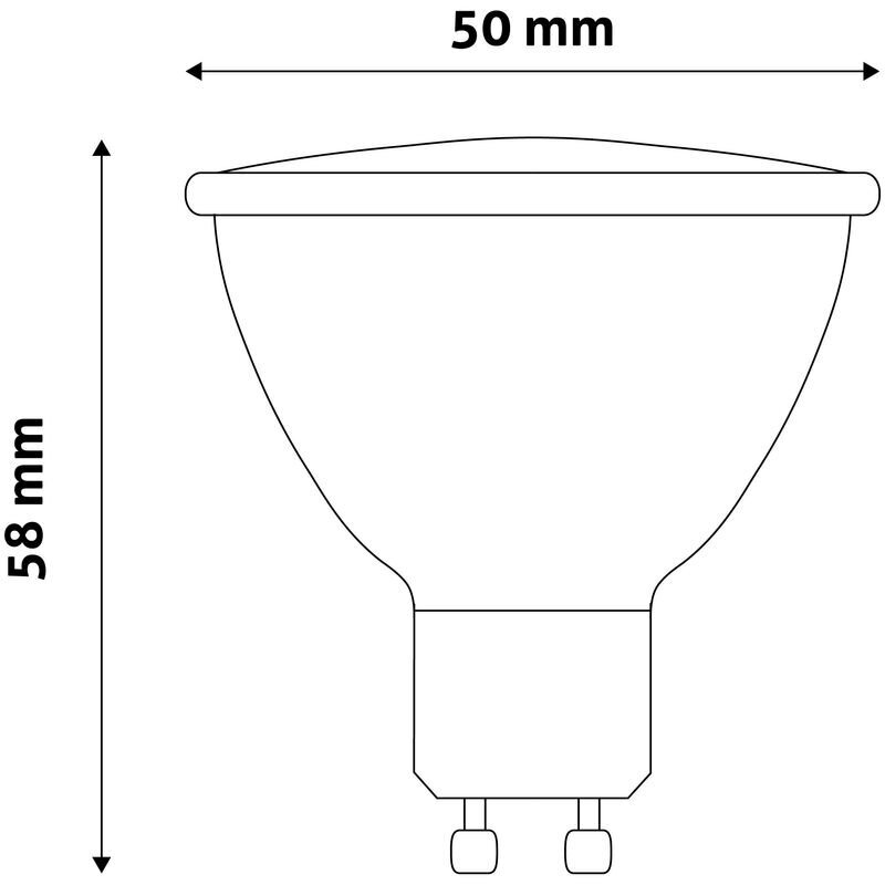 LED spuldze Avide 7W GU10 Dimmable цена и информация | Spuldzes | 220.lv