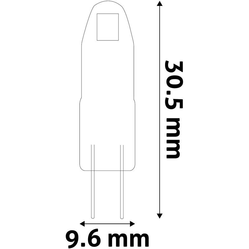 LED spuldze Avide 1.2W G4, 2700K cena un informācija | Spuldzes | 220.lv