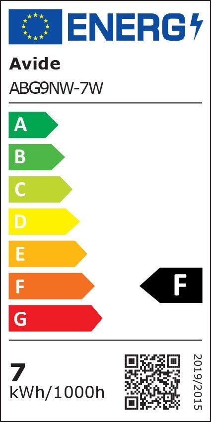 LED spuldze Avide 7W G9, 4000K cena un informācija | Spuldzes | 220.lv