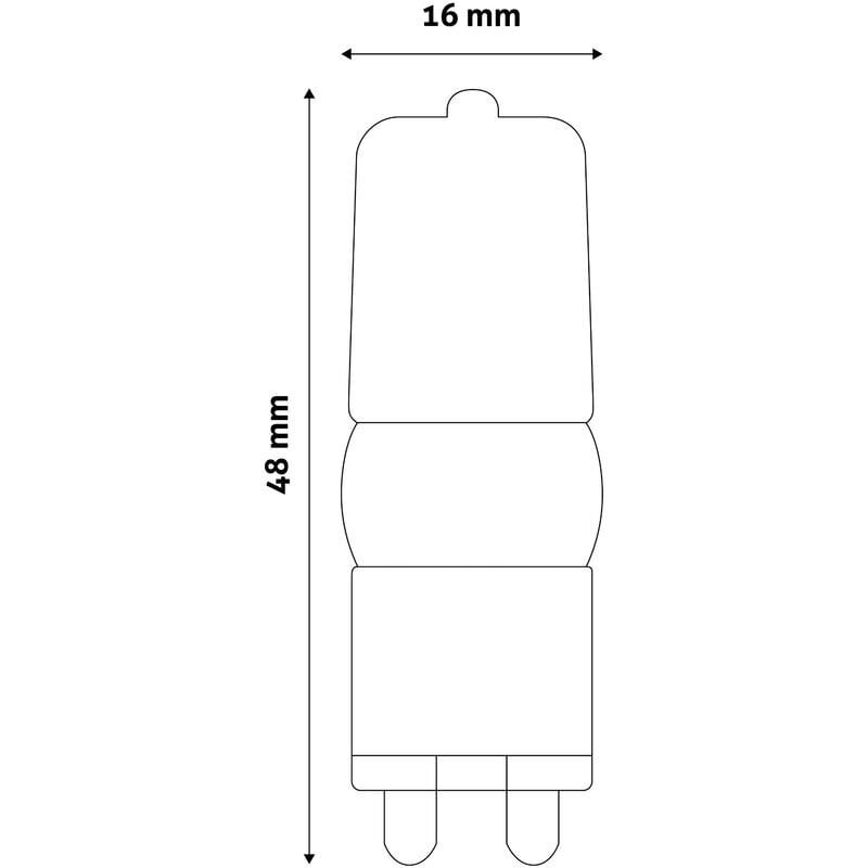 LED spuldze Avide 2,5W G9, 3000K cena un informācija | Spuldzes | 220.lv