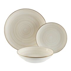 Māla trauki Artesia Cream 18 Daudzums Porcelāns cena un informācija | Trauki, šķīvji, pusdienu servīzes | 220.lv