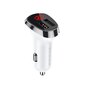 Borofone Car charger BZ15 Auspicious - 2xUSB - 2,4A with USB to MicroUSB cable white цена и информация | Lādētāji un adapteri | 220.lv