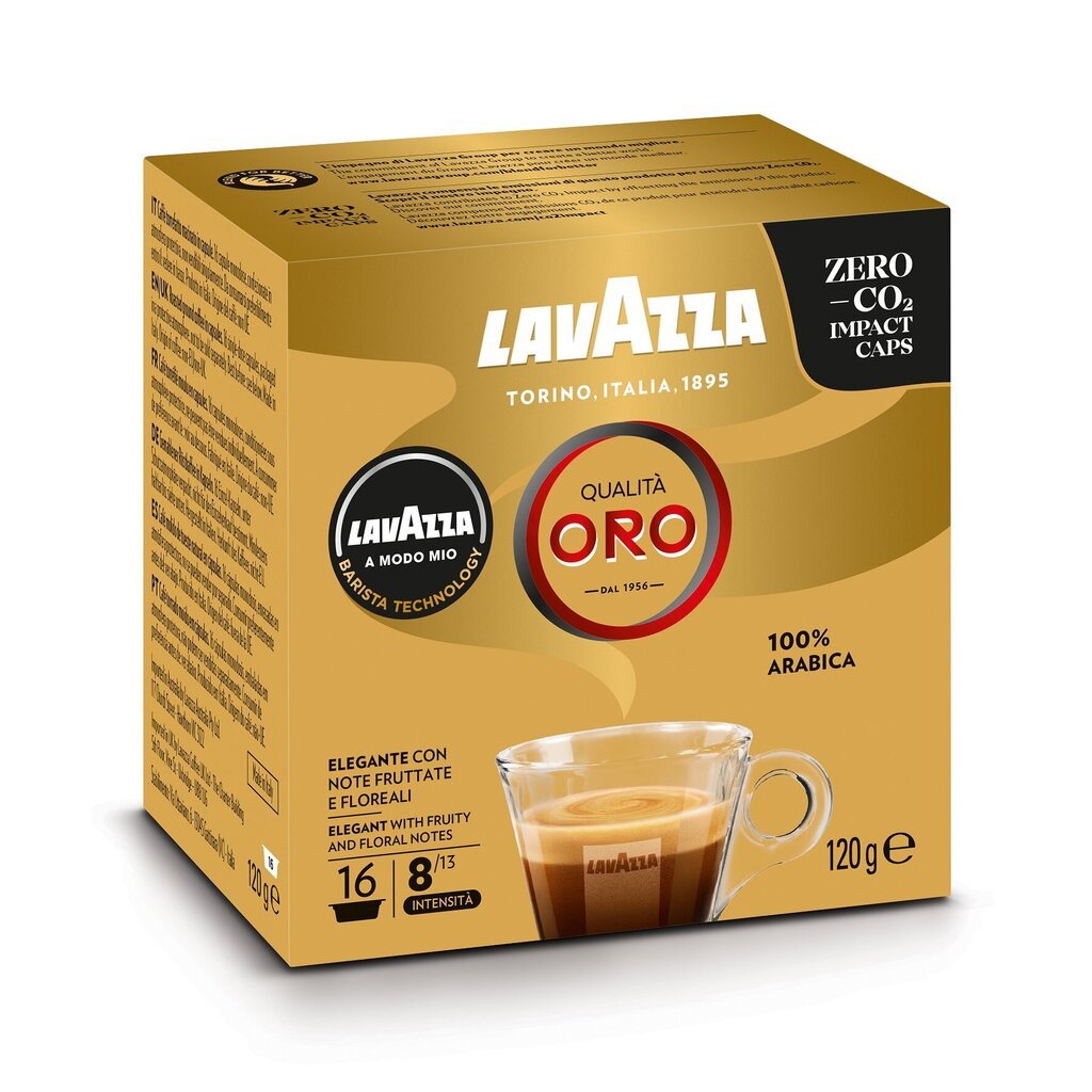 Kafijas kapsulas - Lavazza A Modo Mio Qualita Oro, 120g цена и информация | Kafija, kakao | 220.lv